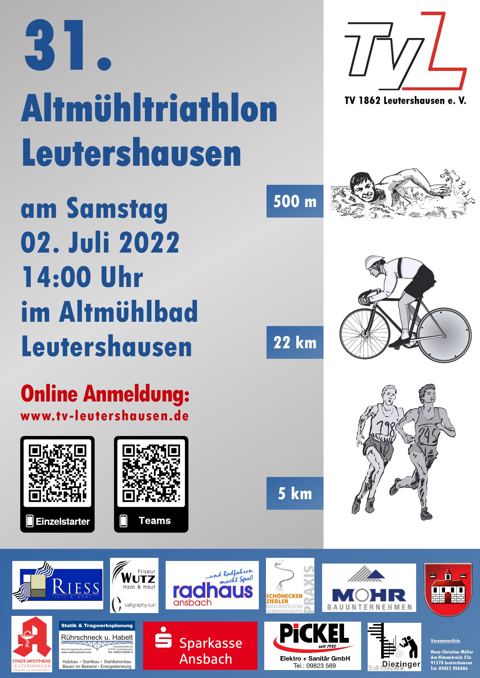 Plakat Altmhltriathlon 2022